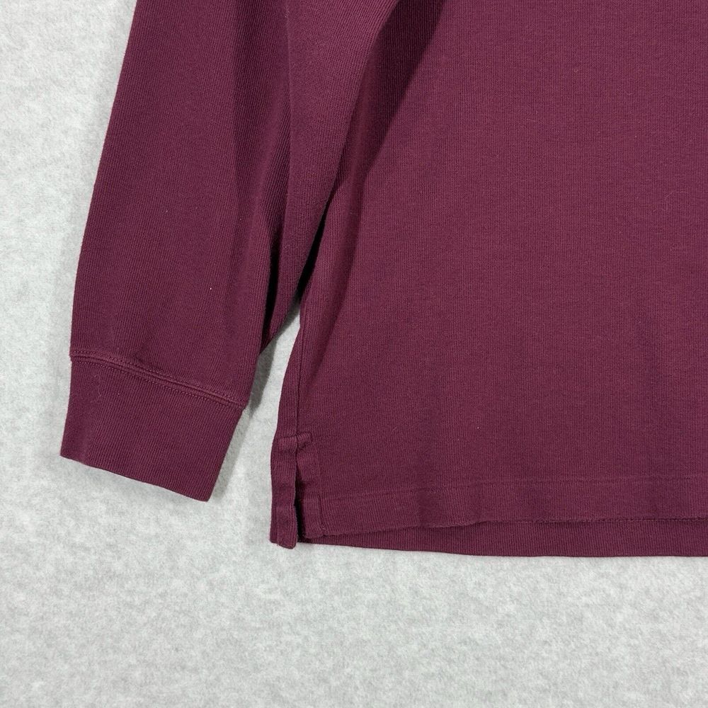 Polo by Ralph Lauren Burgundy Quarter Zip Sweater - Picture 4 of 12